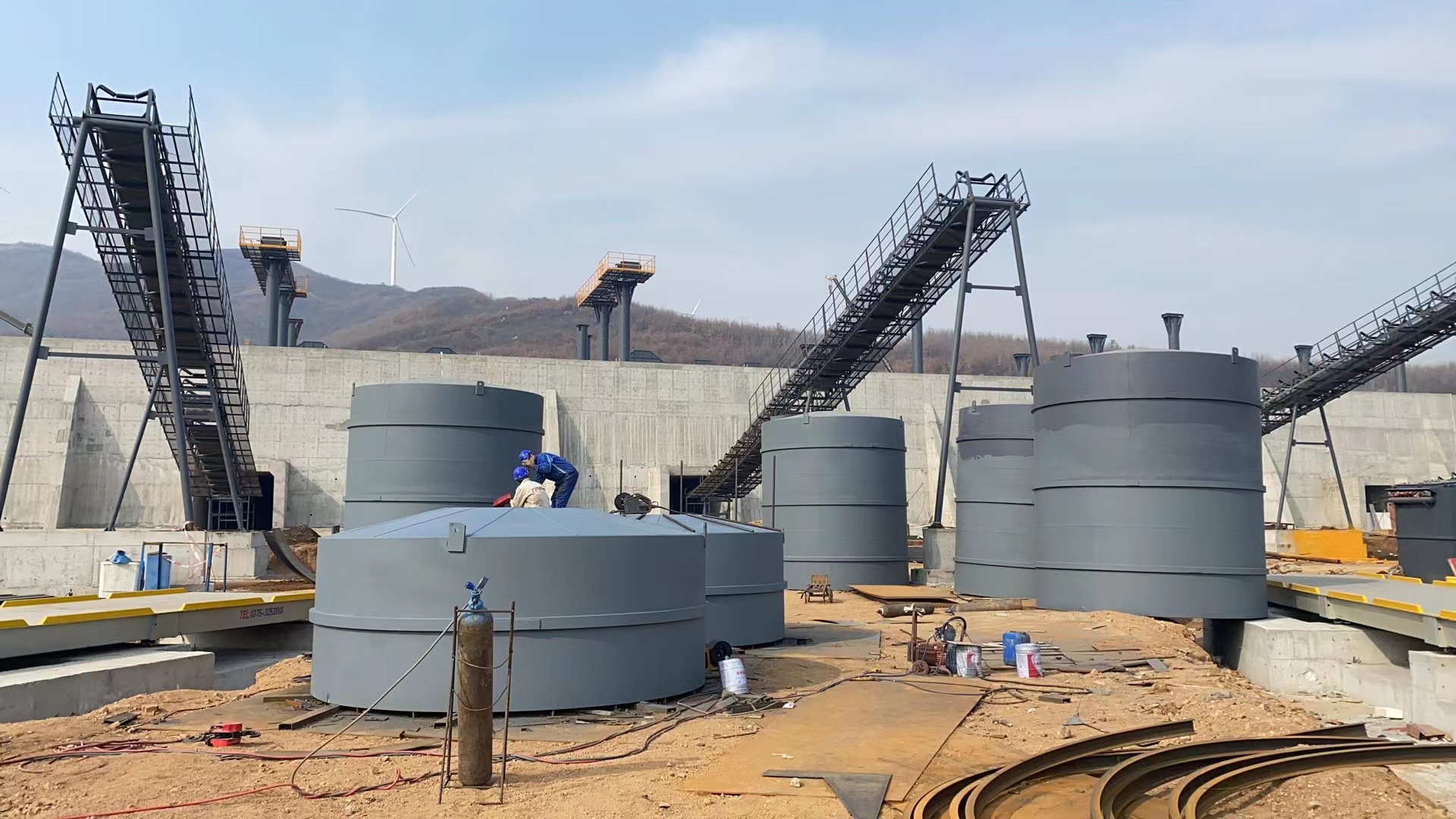 白城骨料倉與石子倉秋季施工管理策略與防護(hù)措施